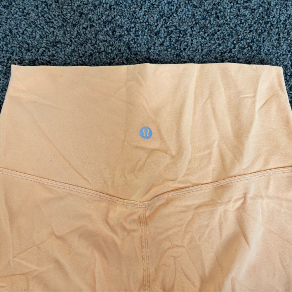 Lululemon Orange Cream Leggings